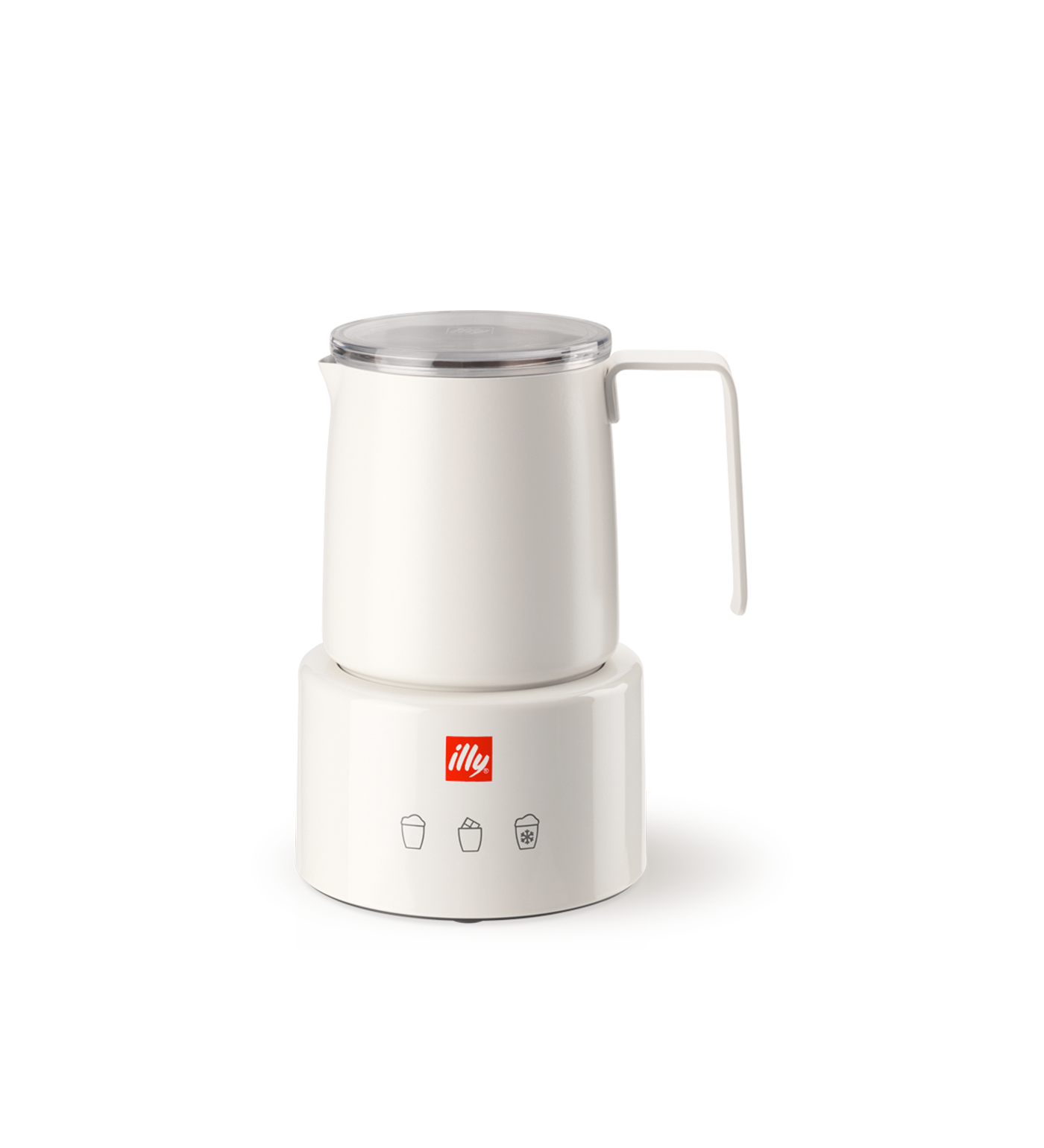 illy Milk Frother - White
