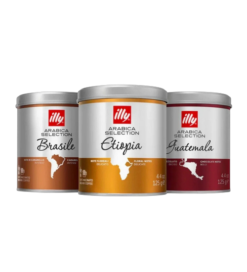 Toz Kahve Arabica Selection Set (3x125g) – illy