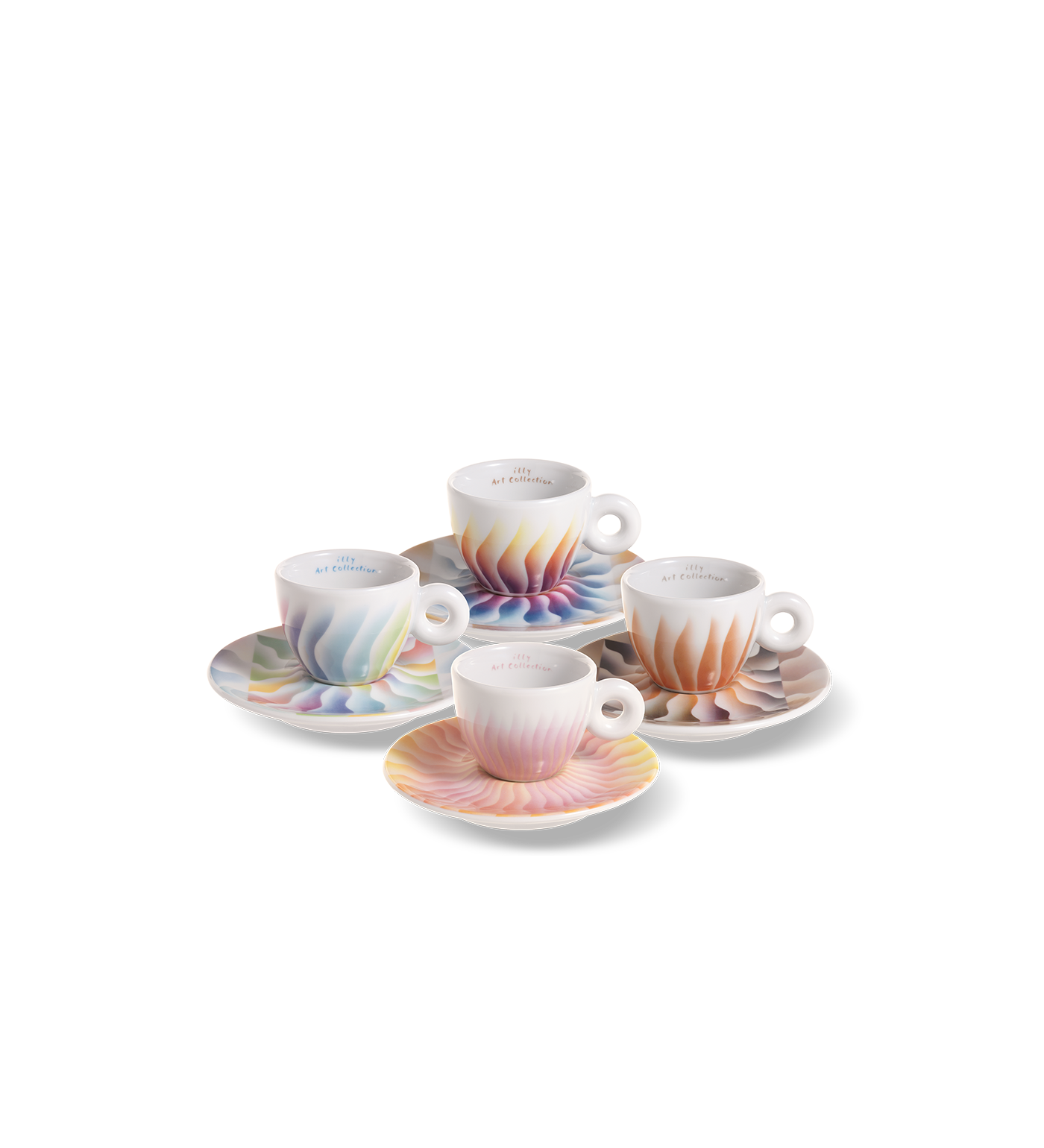 Judy Chicago - 4lü Espresso Fincan Takımı