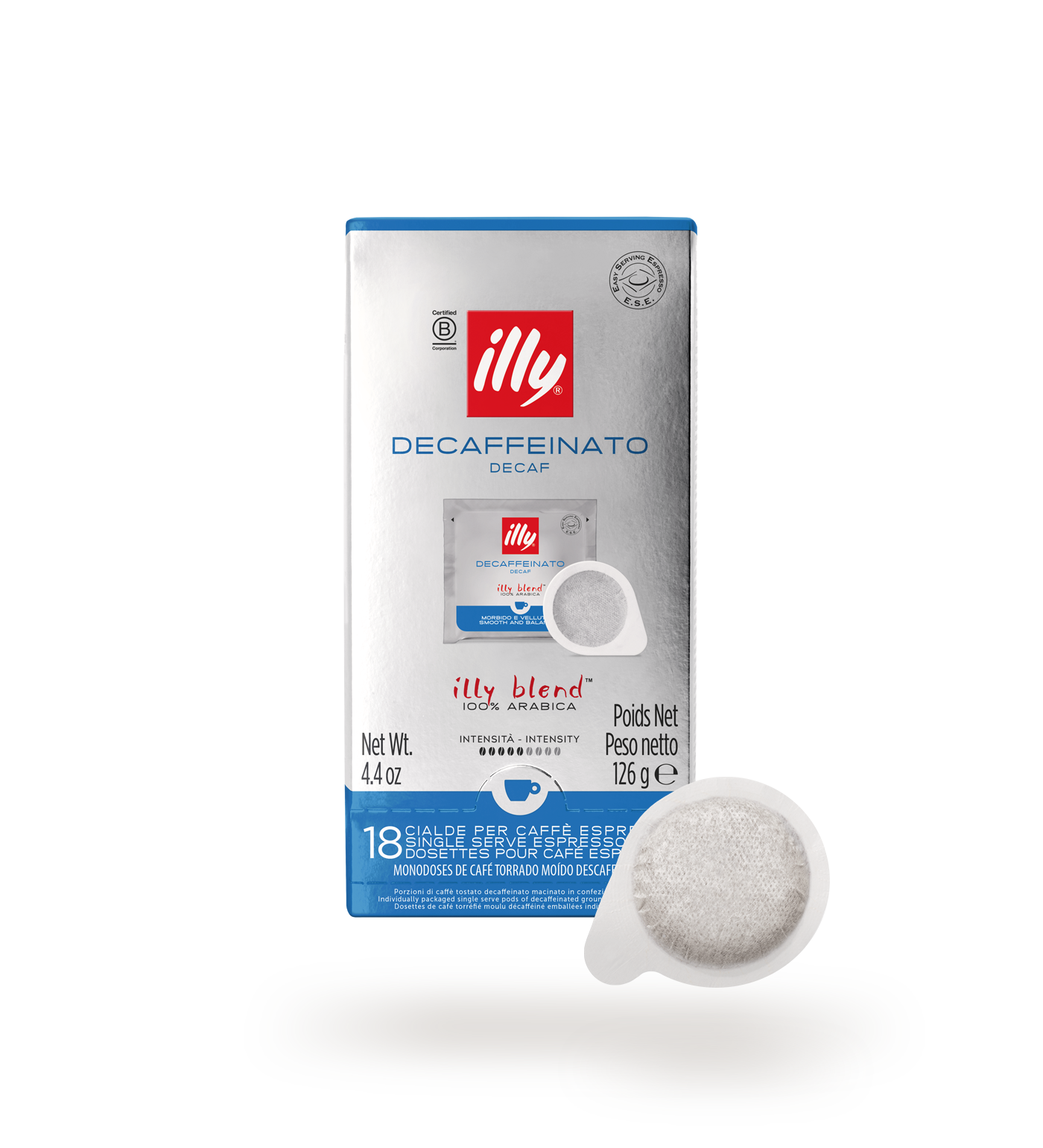 Decaffeinated ESE Pod Coffee (18 Pieces)