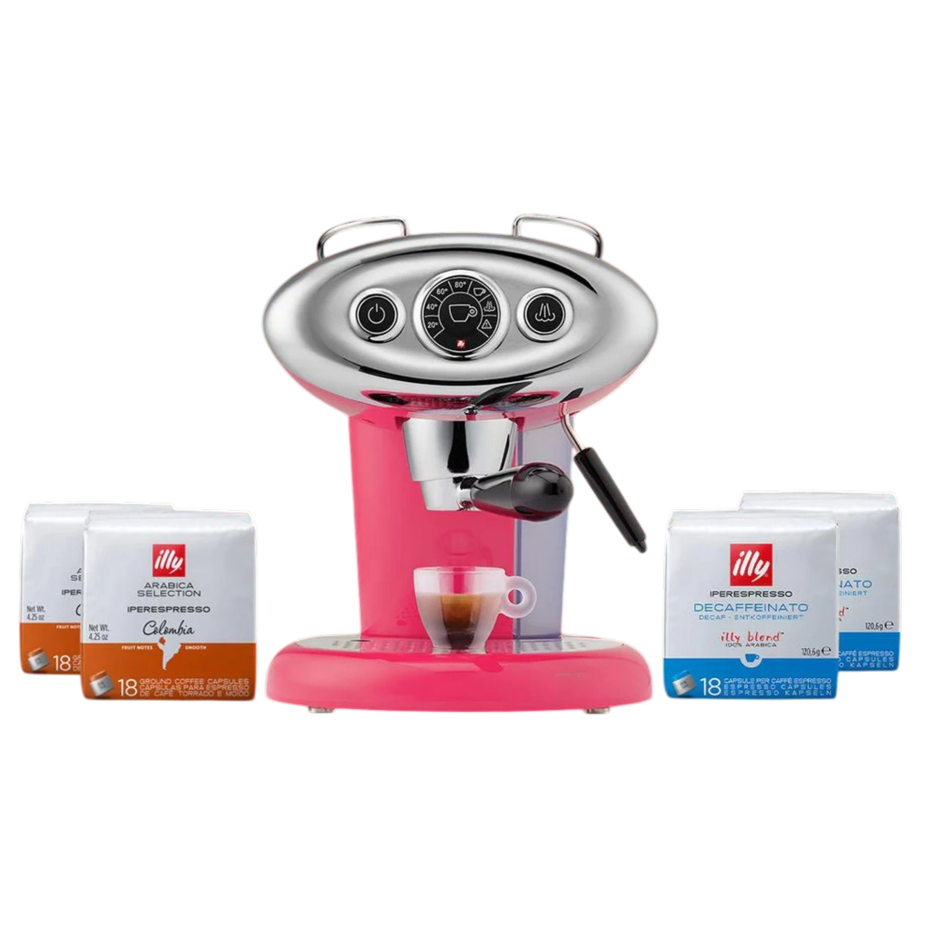F.Francis X7.1 Espresso ve Cappuccino Makinesi - Pembe Fırsat Paketi