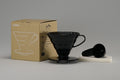 Hario siyah şeffaf dripper set 