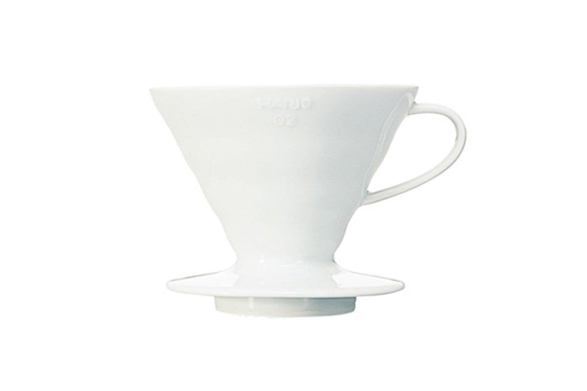 Hario V60-02 Ceramic Dripper - White 