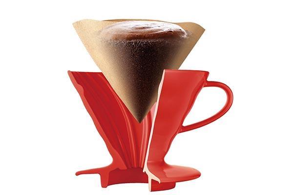 Hario V60-02 Seramik Dripper - Kırmızı