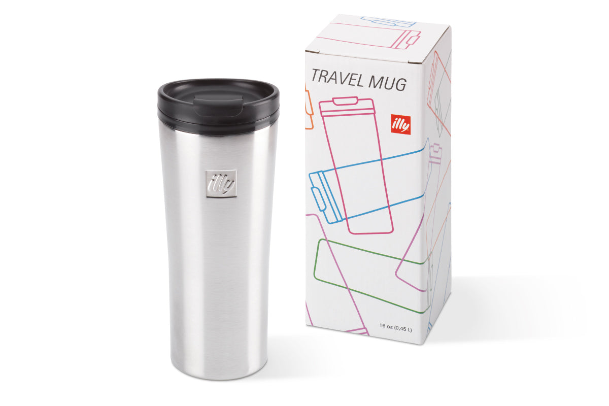 illy travel mug paslanmaz çelik termos 
